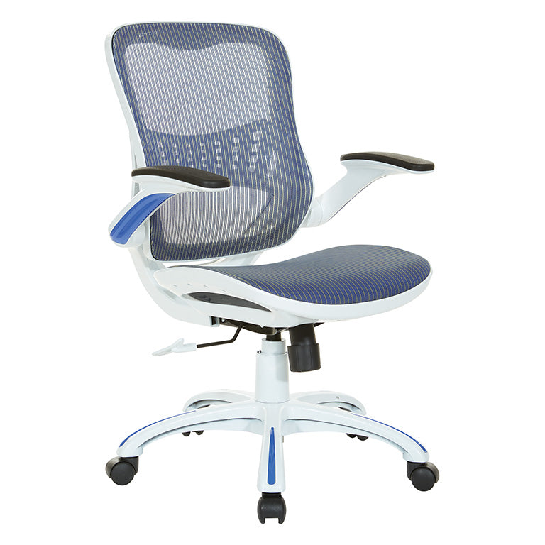 Ave Six by Office Star Products RILEY OFFICE CHAIR WITH BLACK MESH - RLY26