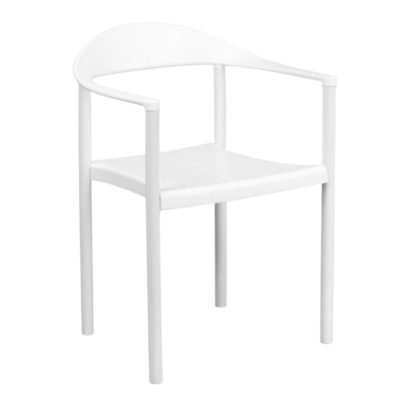 FLASH HERCULES Series 1000 lb. Capacity Plastic Cafe Stack Chair - RUT-418-GG