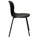 FLASH HERCULES Series 770 lb. Capacity Designer Plastic Stack Chair with Black Frame - RUT-NC258-GG