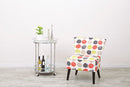 OSP Designs by Office Star Products ROYSE CARRO DE SERVICIO CON ACABADO CROMADO - RYS37-CHR