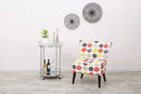 OSP Designs by Office Star Products ROYSE CARRO DE SERVICIO CON ACABADO CROMADO - RYS37-CHR