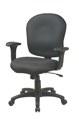 Task Chair with Saddle Seat and Adjustable Soft Padded Arms - SC66-231