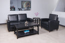 Office Star Products SOFÁ DE DOS PLAZAS CON PATAS ACABADO ESPRESSO - SL2812