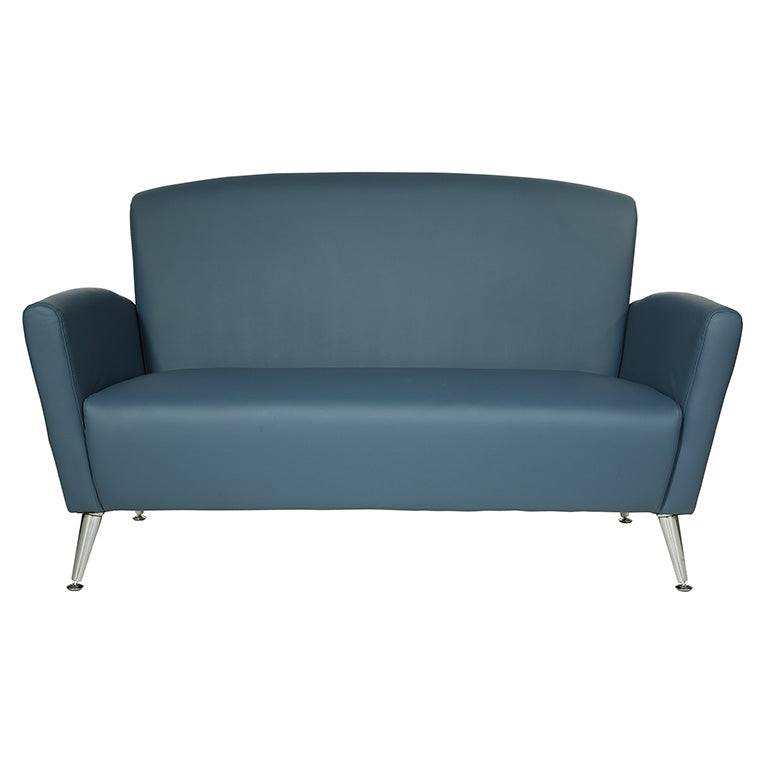 Office Star Products LOVESEAT IN DILLON BLUE FABRIC - SL50552