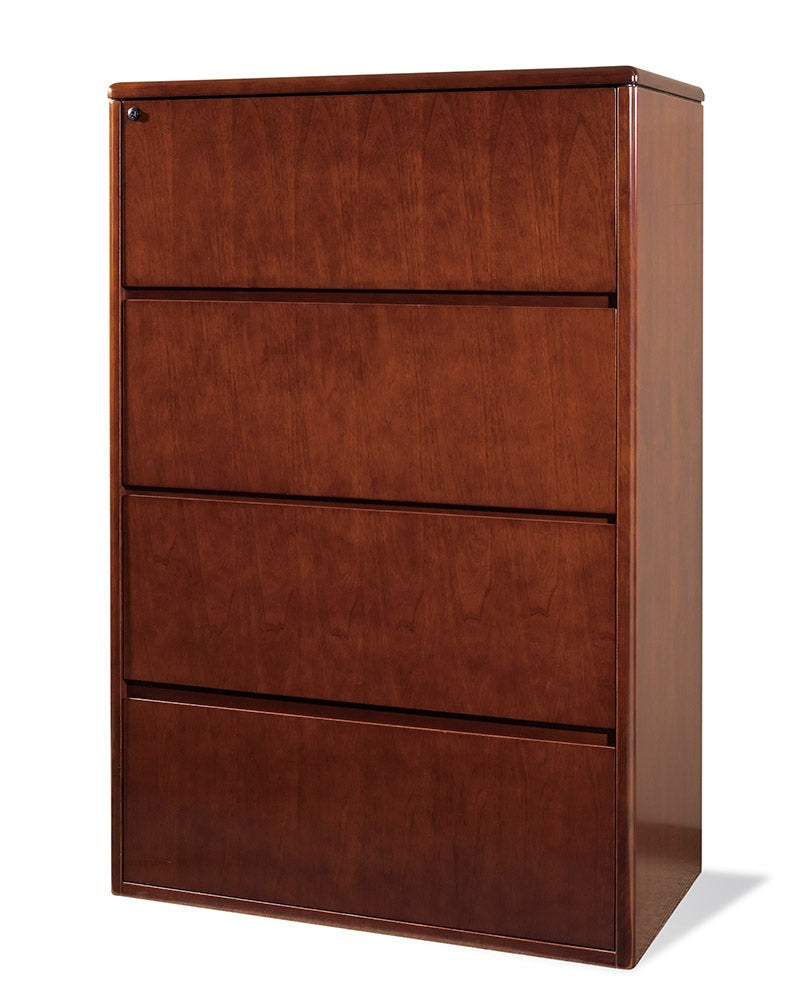 Office Star Products SONOMA FOUR-DRAWER LATERAL FILE 37"X20"X56" - SON-109