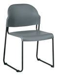 4 Pack Stack Chair with Plastic Seat and Back by Office Star - STC3030