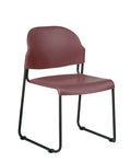 4 Pack Stack Chair with Plastic Seat and Back by Office Star - STC3030