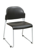Stack Chair with Plastic Seat and Back by Office Star - STC3230