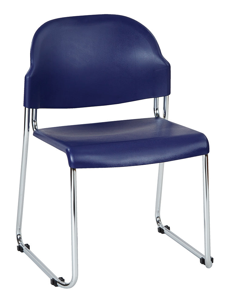 Stack Chair with Plastic Seat and Back by Office Star - STC3230