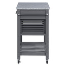 OSP Designs by Office Star Products CARRO DE COCINA STAFFORD CON ENCIMERA DE GRANITO - STFG-2