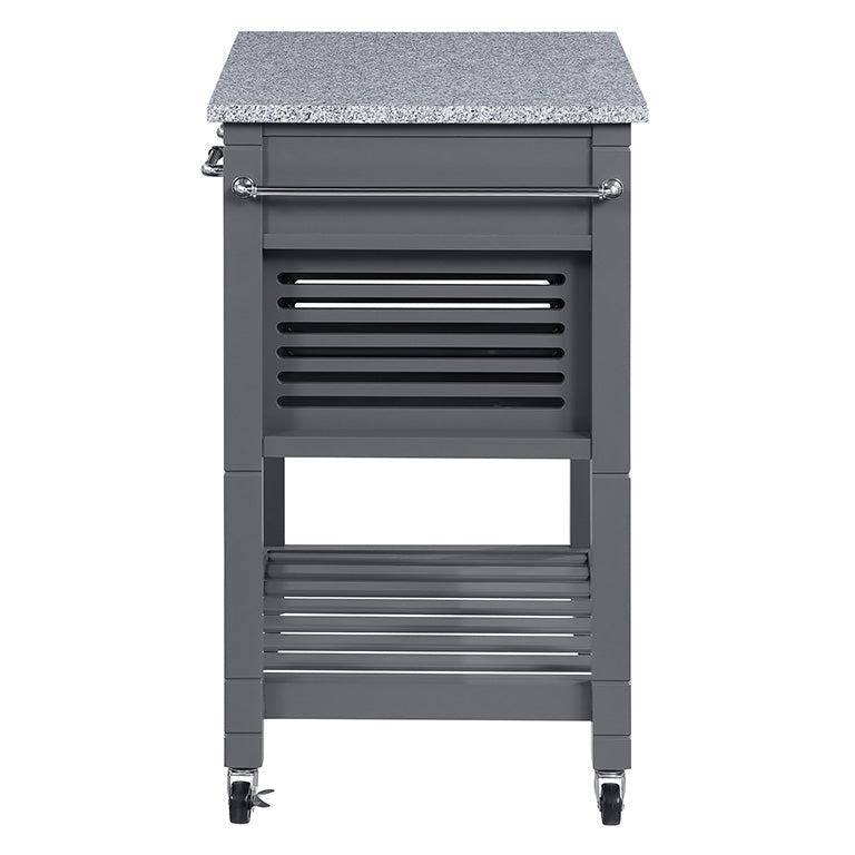 OSP Designs by Office Star Products STAFFORD KITCHEN CART WITH GRANITE TOP - STFG-2