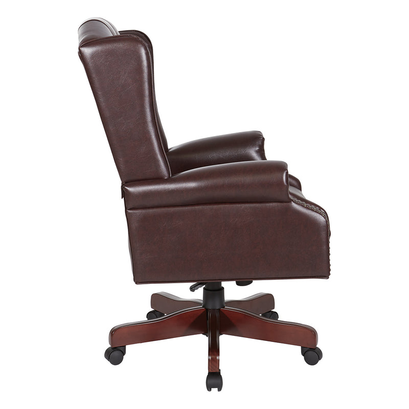 Office Star Deluxe High Back Traditional Executive Chair - TEX220-JT4