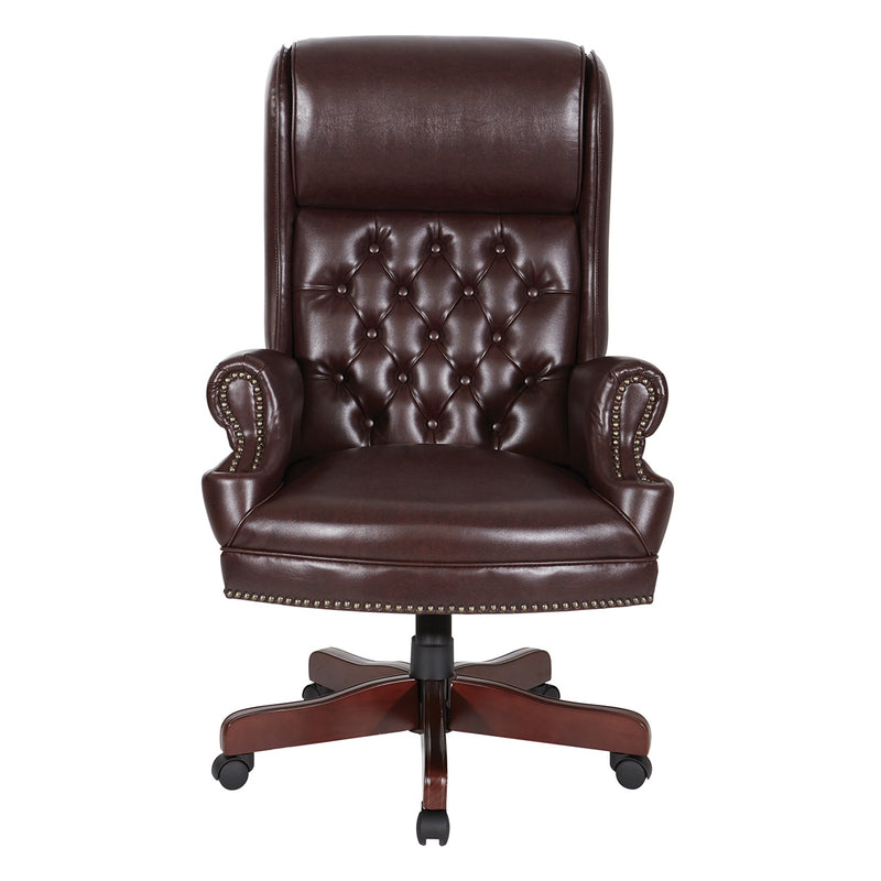 Office Star Deluxe High Back Traditional Executive Chair - TEX228-JT4