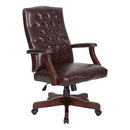 Office Star Traditional Executive Chair with Padded Arms - TEX232-JT4