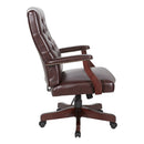 Office Star Traditional Executive Chair with Padded Arms - TEX232-JT4