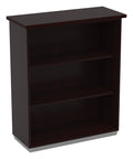 Office Star Products 3-SHELF BOOKCASE / OPEN HUTCH, DARK ROAST - TUX-55