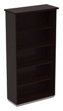 Office Star Products 5-SHELF BOOKCASE, DARK ROAST - TUX-56
