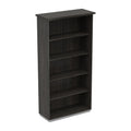 Office Star Products 5-SHELF BOOKCASE, DARK ROAST - TUX-56