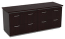 Office Star Products TUXEDO DARK ROAST DBL LAT CRED 3/CAJAS 72X24 KD - TUXDKR-TYP206