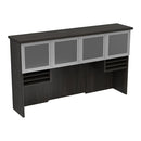 Office Star Products ARMARIO SUPERIOR DE 72" CON PUERTAS DE VIDRIO/ALUMINIO 2/CTNS 72X16X42H - TUXSGW-42
