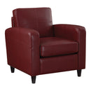 Ave Six by Office Star Products SILLÓN VENUS DE POLIPIEL EN COLOR CARBÓN - VNS51A