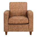 Ave Six by Office Star Products SILLÓN VENUS DE POLIPIEL EN COLOR CARBÓN - VNS51A