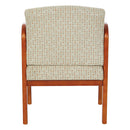 Medium Oak Finish Wood Visitors Chair by Office Star - WD380-K100