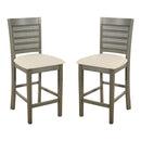 Ave Six by Office Star Products TABURETE DE BARRA CON RESPALDO DE REJILLA WALDEN 24" - WLD24AG-L32