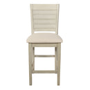 Ave Six de Office Star Products TABURETE DE MOSTRADOR WALDEN CON RESPALDO DE REJILLA DE 24" - WLD24AW-L32