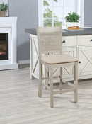Ave Six de Office Star Products TABURETE DE MOSTRADOR WALDEN CON RESPALDO DE REJILLA DE 24" - WLD24AW-L32