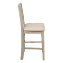 Ave Six de Office Star Products TABURETE DE MOSTRADOR WALDEN CON RESPALDO DE REJILLA DE 24" - WLD24AW-L32