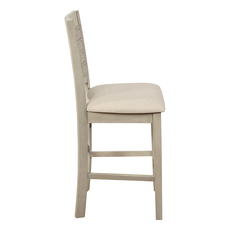 Ave Six by Office Star Products WALDEN 24" CANE BACK COUNTER STOOL - WLD24AW-L32
