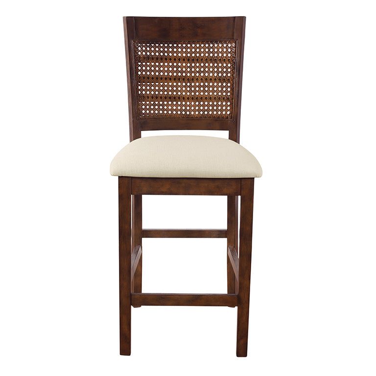 Ave Six by Office Star Products WALDEN 24" CANE BACK COUNTER STOOL - WLD24BB-L32