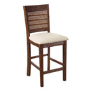 Ave Six by Office Star Products WALDEN TABURETE DE MOSTRADOR CON RESPALDO DE REJILLA DE 24" - WLD24BB-L32
