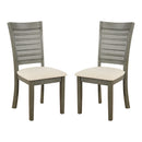 Ave Six by Office Star Products SILLA DE COMEDOR CON RESPALDO DE REJILLA WALDEN PAQUETE DE 2 - WLDAG-L32