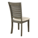 Ave Six by Office Star Products SILLA DE COMEDOR CON RESPALDO DE REJILLA WALDEN PAQUETE DE 2 - WLDAG-L32