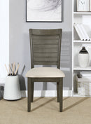 Ave Six by Office Star Products SILLA DE COMEDOR CON RESPALDO DE REJILLA WALDEN PAQUETE DE 2 - WLDAG-L32