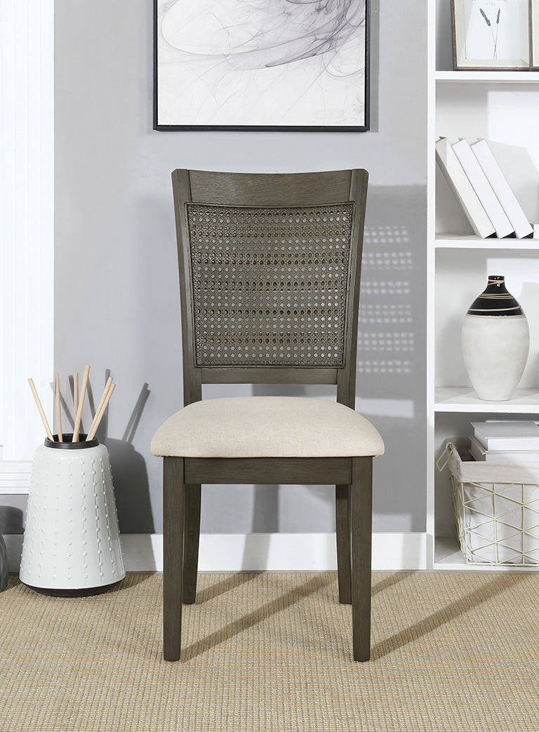 Ave Six by Office Star Products WALDEN CANE BACK DINING CHAIR 2-PACK - WLDAG-L32