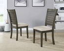 Ave Six by Office Star Products SILLA DE COMEDOR CON RESPALDO DE REJILLA WALDEN PAQUETE DE 2 - WLDAG-L32