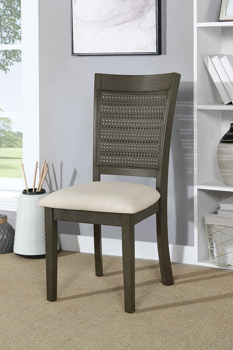 Ave Six by Office Star Products WALDEN CANE BACK DINING CHAIR 2-PACK - WLDAG-L32