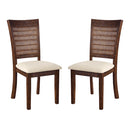 Ave Six by Office Star Products SILLA DE COMEDOR CON RESPALDO DE REJILLA WALDEN PAQUETE DE 2 - WLDBB-L32