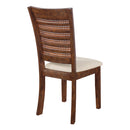 Ave Six by Office Star Products SILLA DE COMEDOR CON RESPALDO DE REJILLA WALDEN PAQUETE DE 2 - WLDBB-L32