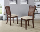 Ave Six by Office Star Products SILLA DE COMEDOR CON RESPALDO DE REJILLA WALDEN PAQUETE DE 2 - WLDBB-L32