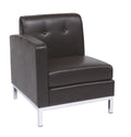 Ave Six by Office Star Products WALL STREET MODULAR LEFT- FACING ARMCHAIR FOR SECTIONAL - WST51LF