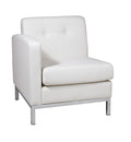 Ave Six by Office Star Products WALL STREET MODULAR LEFT- FACING ARMCHAIR FOR SECTIONAL - WST51LF