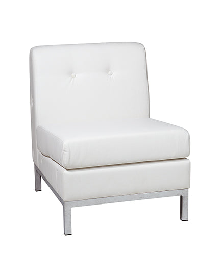 Ave Six by Office Star Products WALL STREET MODULAR ARMLESS CHAIR FOR SECTIONAL - WST51N