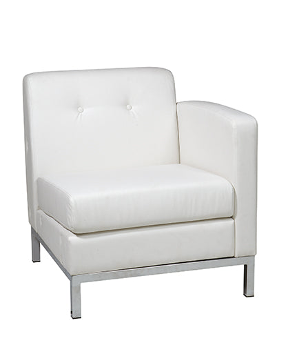 Ave Six by Office Star Products WALL STREET MODULAR RIGHT-FACING ARMCHAIR FOR SECTIONAL - WST51RF