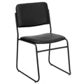 FLASH HERCULES Series 500 lb. Capacity High Density Stacking Chair with Sled Base - XU-8700-30-GG