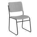 FLASH HERCULES Series 500 lb. Capacity High Density Stacking Chair with Sled Base - XU-8700-30-GG