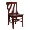 FLASH FURNITURE HERCULES Series School House Back Wood Restaurant Chair - XU-DG-W0006-GG